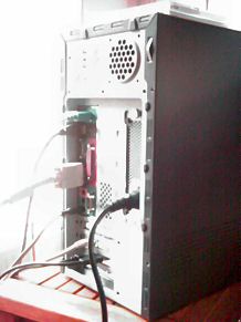 Picture of new HamsterTracker(tm) server newly installed!