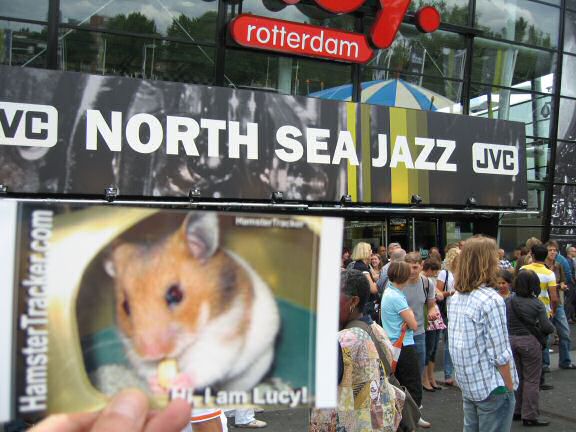 Extreme HamsterTrackin' the North Sea Jazz festival.