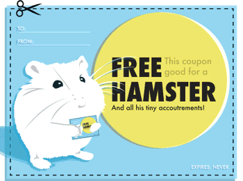 Hamster Coupon by CuteOverload.com